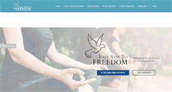 Desktop Screenshot of firststeptofreedom.net